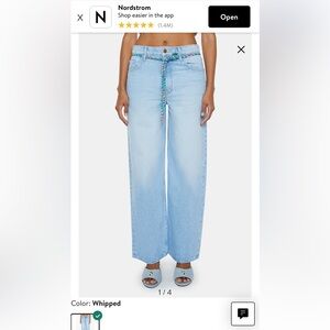 MOTHER Snacks The Shoelace, Fun Dip, Nerdy (whipped)